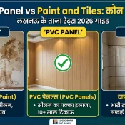 PVC wall panel vs paint and tiles